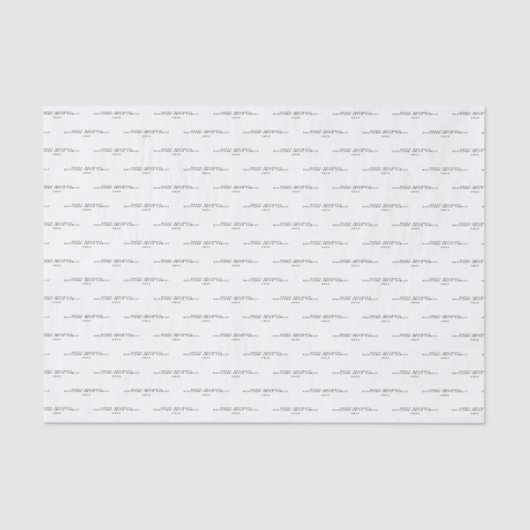 Gepersonaliseerde Gift Tissue HAMbyWG Tissuepapier (Voorkant)