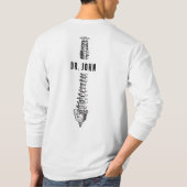 Gepersonaliseerde Gift voor Chiropractor, Spine Do T-shirt (Achterkant)