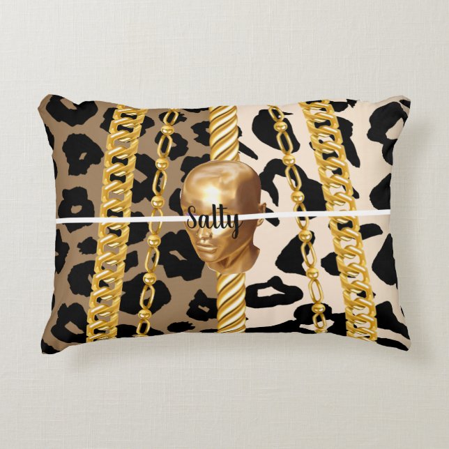 Gepersonaliseerde Gift voor Verjaardag, Bruid, Bru Accent Kussen (Voorkant)