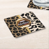 Gepersonaliseerde Gift voor Verjaardag, Bruid, Bru Kartonnen Onderzetters (Schuin)