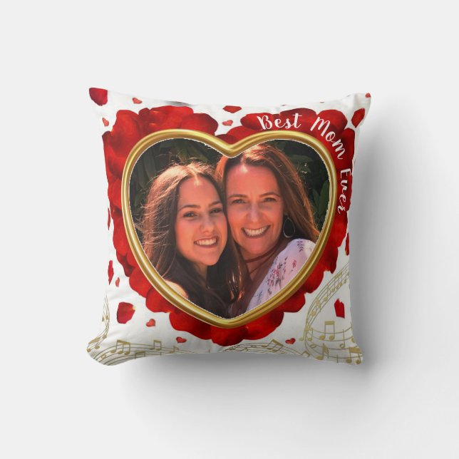 Gepersonaliseerde Gift voor Verjaardag, Bruid, Bru Kussen (Voorkant)