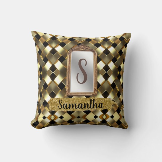 Gepersonaliseerde Gift voor Verjaardag, Bruid, Bru Kussen (Voorkant)