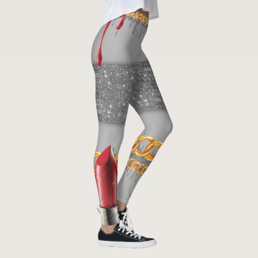 Gepersonaliseerde Gift voor Verjaardag, Bruid, Bru Leggings (Rechts)