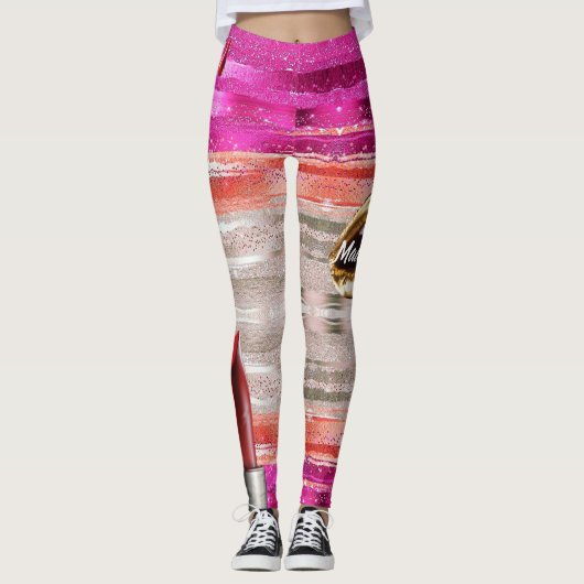 Gepersonaliseerde Gift voor Verjaardag, Bruid, Bru Leggings (Voorkant)