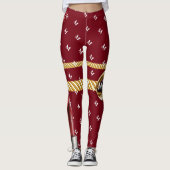 Gepersonaliseerde Gift voor Verjaardag, Bruid, Bru Leggings (Voorkant)