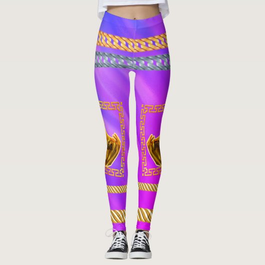 Gepersonaliseerde Gift voor Verjaardag, Bruid, Bru Leggings (Voorkant)