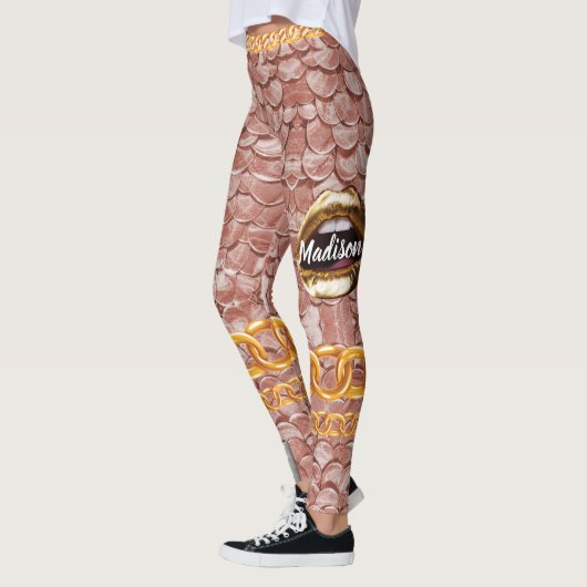 Gepersonaliseerde Gift voor Verjaardag, Bruid, Bru Leggings (Links)