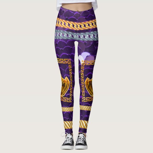 Gepersonaliseerde Gift voor Verjaardag, Bruid, Bru Leggings (Voorkant)