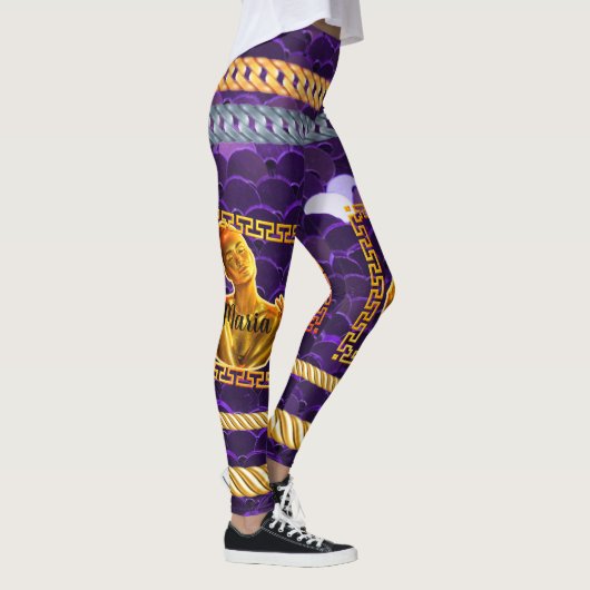 Gepersonaliseerde Gift voor Verjaardag, Bruid, Bru Leggings (Rechts)