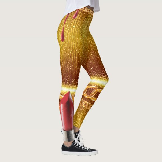 Gepersonaliseerde Gift voor Verjaardag, Bruid, Bru Leggings (Rechts)