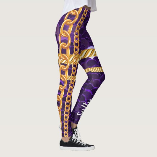 Gepersonaliseerde Gift voor Verjaardag, Bruid, Bru Leggings (Rechts)