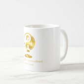 Gepersonaliseerde Gift voor Yoga Instructeur Goud Koffiemok (Voorkant rechts)