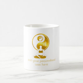 Gepersonaliseerde Gift voor Yoga Instructeur Goud  Koffiemok