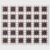 Gepersonaliseerde Gift Wrap, met liefde van Nana! Cadeaupapier (Vlak)