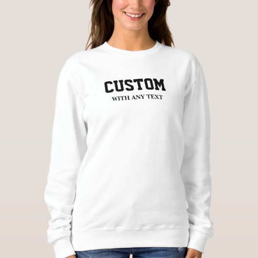 Gepersonaliseerde Gifts Custom Crewneck Matching F Trui (Voorkant)