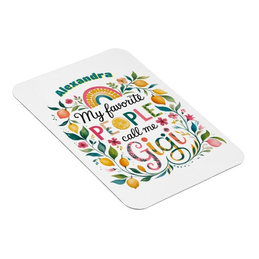 ❤️Gepersonaliseerde GIGI Gifts Moederdag Verjaarda Magneet (Rechterzijde)