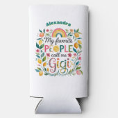 ❤️Gepersonaliseerde GIGI Gifts Moederdag Verjaarda Seltzer Blikjeskoeler (Achterkant)