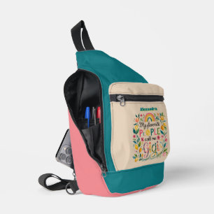 ❤️Gepersonaliseerde GIGI Gifts Moederdag Verjaarda Sling Bag