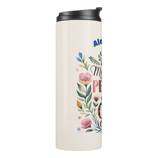 ❤️Gepersonaliseerde GIGI Gifts Moederdag Verjaarda Thermosbeker (Gedraaid links)