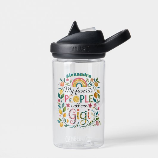 ❤️Gepersonaliseerde GIGI Gifts Moederdag Verjaarda Waterfles (Links)