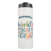 Gepersonaliseerde GIGI Moederdag Verjaardag Kerst Thermosbeker (Voorkant)