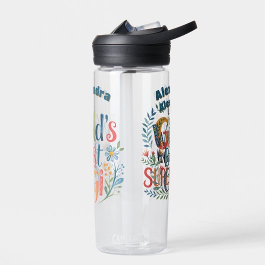 Gepersonaliseerde GIGI Moederdag Verjaardag Kerst Waterfles (Links)