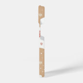 Gepersonaliseerde Gingerbread Christmas Phone Case iPhone Hoesje (Linkerkant)