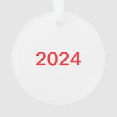 Gepersonaliseerde Gingerbread meisje Acryl Ornamen Ornament (achterkant)