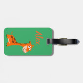 Gepersonaliseerde Giraffe Bagagelabel (Achterkant horizontaal)