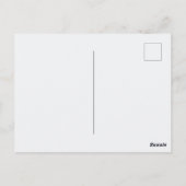 Gepersonaliseerde Giraffe en Kangaroo Birthday Par Briefkaart (Achterkant)