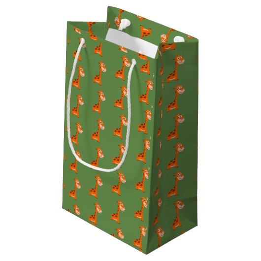 Gepersonaliseerde Giraffe Klein Cadeauzakje (Achterkant Gekanteld)