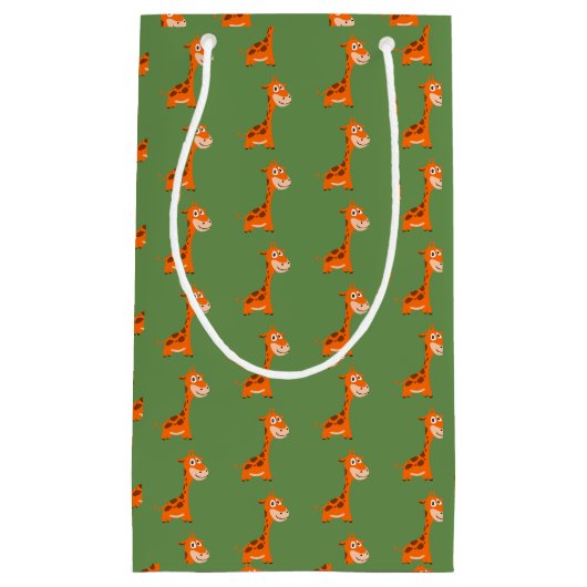 Gepersonaliseerde Giraffe Klein Cadeauzakje (Voorkant)