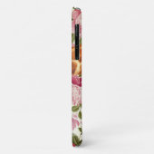 Gepersonaliseerde Giraffe met  roze bloemen Case-Mate iPhone Case (Achterkant/links)