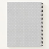 Gepersonaliseerde Giraffe schets Notitieboek (Achterkant)