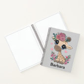 Gepersonaliseerde Giraffe schets Notitieboek (Binnen)