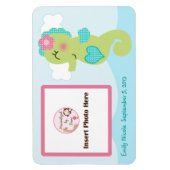 Gepersonaliseerde Girl Seahorse Photo Magnet Keepo Magneet (Verticaal)