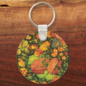 Gepersonaliseerde Girl Sleutelhanger - Schattige e (Achterkant)