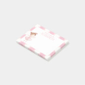 Gepersonaliseerde Girl Waterverf Ballerina Kinder  Post-it® Notes (Schuin)