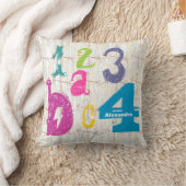 Gepersonaliseerde Girl's Room Crossed Arrow ABC 12 Kussen (Deken)