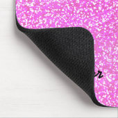 GEPERSONALISEERDE GIRLY GLITTER MET NAAM MUISMAT (Hoek)