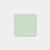 Gepersonaliseerde Girly Green School Post-it® Notes (Voorkant)
