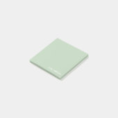 Gepersonaliseerde Girly Green School Post-it® Notes (Schuin)