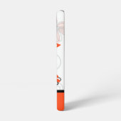 Gepersonaliseerde Girly grillige vlinder bloemen Samsung Galaxy Hoesje (Linkerkant)