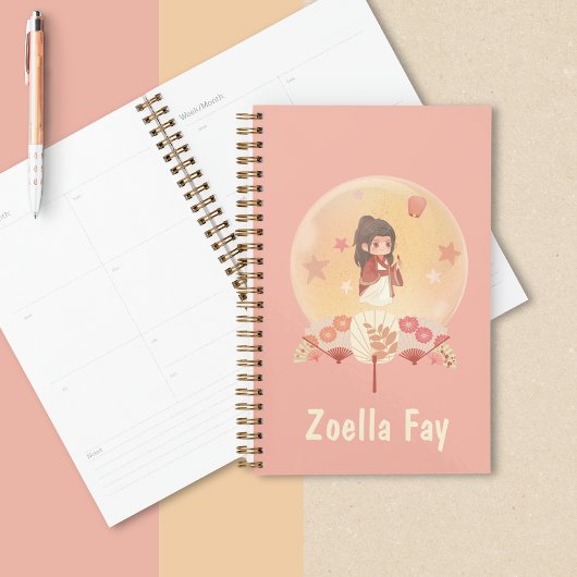 Gepersonaliseerde Girly Japanse stijl Kawaii Planner