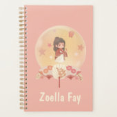 Gepersonaliseerde Girly Japanse stijl Kawaii Planner (Voorkant)