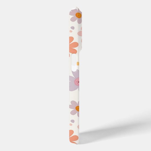 Gepersonaliseerde Girly kleurrijke bloemen patroon Case-Mate iPhone Case (Achterkant / Rechts)