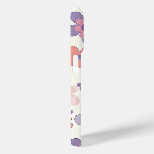 Gepersonaliseerde Girly kleurrijke bloemen patroon Case-Mate iPhone Case (Achterkant / Rechts)