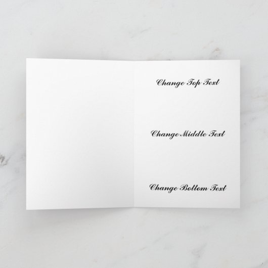 Gepersonaliseerde Girly Make-up Verjaardag Kaart (Binnen)