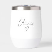 Gepersonaliseerde Girly met naam en hart (Voorkant)