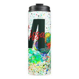 Gepersonaliseerde gitaren en snoeren, gespaard The Thermosbeker